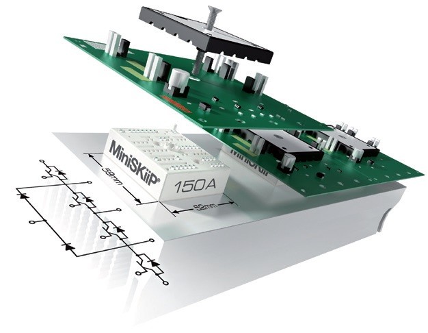 Obr. 1 Tříúrovňový modul MiniSKiiP